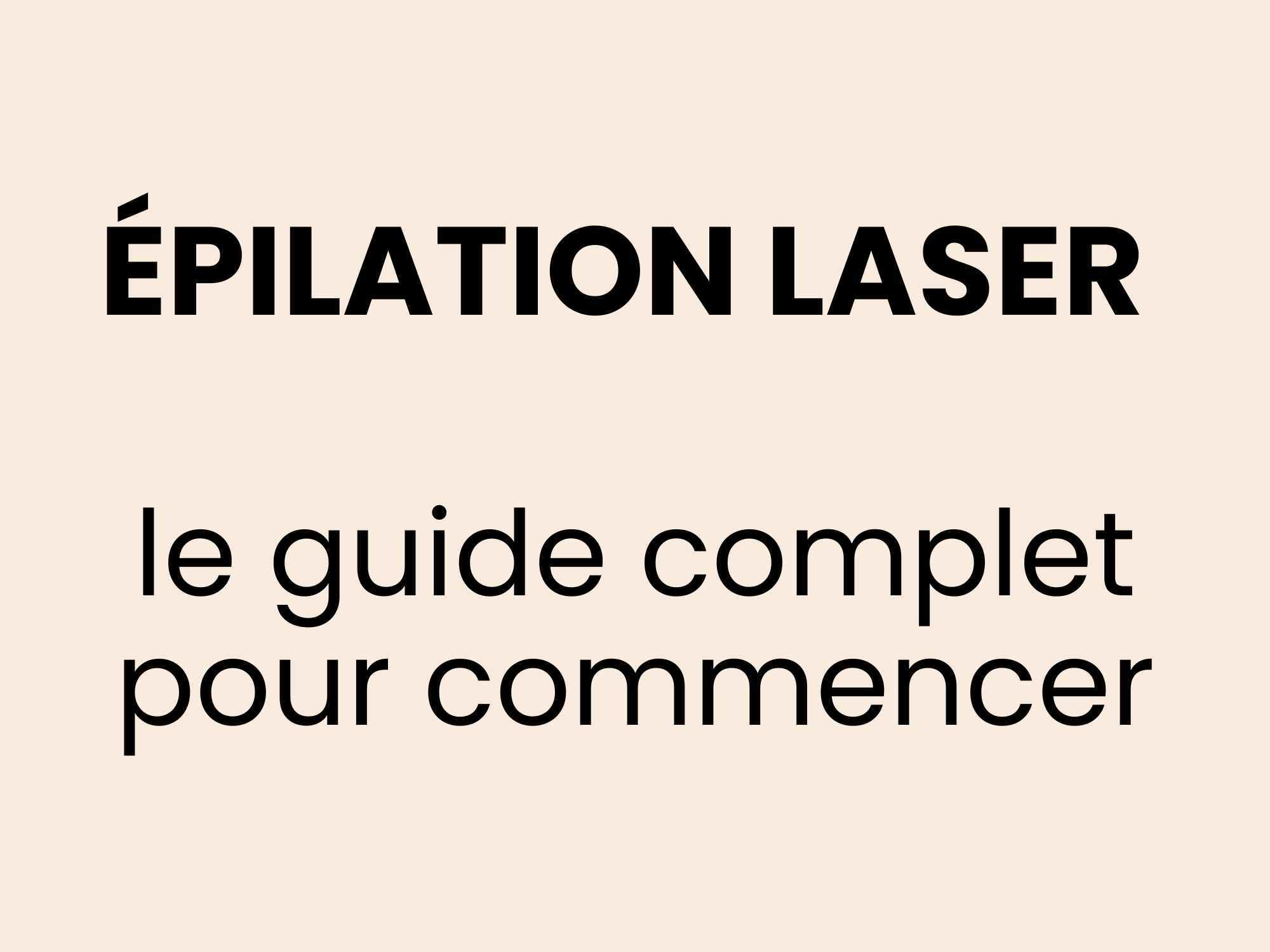 Épilation laser homme : guide complet pour commencer