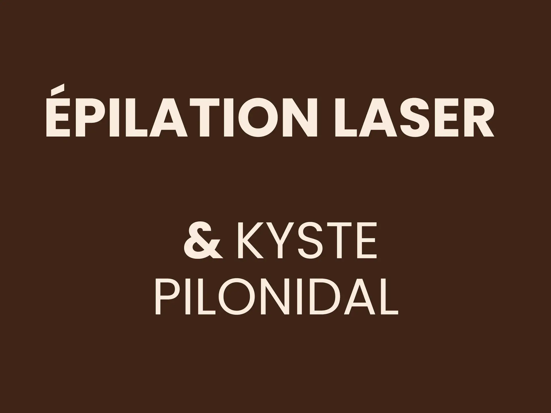 Kyste pilonidal et épilation laser : comment éviter la récidive